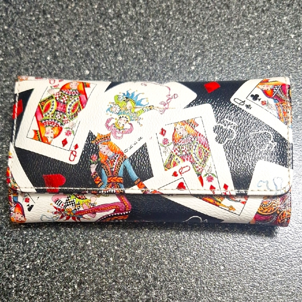 Queens Playing Cards Wallet